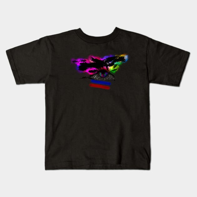 Eye with details symbolizing Freedom Kids T-Shirt by byjasonf